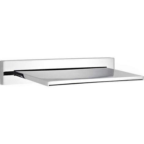 Nuie Astra Chrome Wall Mounted Waterfall Bath Spout - PN300 (1/6)