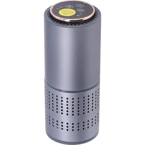Purificateur d'air pour voiture, voiture et maison, alimentation USB, élimination des odeurs, purificateur d'air à lumière violette et ions négatifs, désodorisant (1/5)