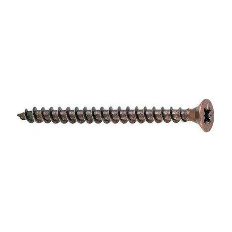 Vite truciolare tsp bronzata ambrovit cava pz filetto intero mm 2,5x12 cf=pz 1000