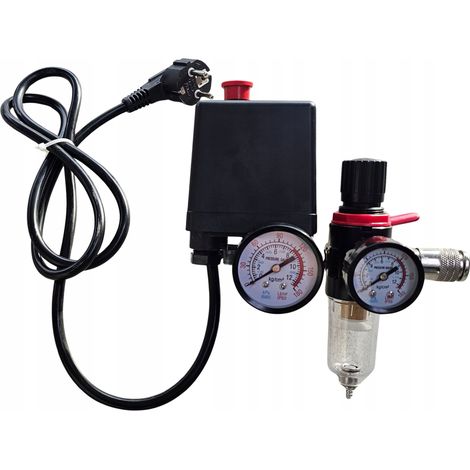 PRESSOSTATO CON SCARICO 12 BAR CAL PER COMPRESSORE 230V PRESSOSTATO
