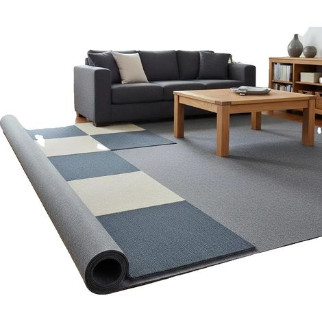 Sous-couche antidérapante, protection de tapis, compatibilité multi-sol, vert armée (1/2)