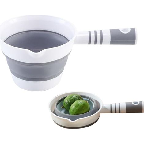 1 Cuillère Pliable, Trou De Suspension, Matériau PP, Pour Cuisine Salle De Bain Jardin (1/5)