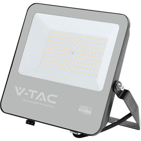Projecteur LED Extérieur 100W 115lm/W IP65 CREE Chip V-TAC VT-44101 - 115 deg - Blanc neutre - 4000K