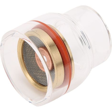 Guide de filtre pour torche de soudage WP-17/18/26, manchon de protection contre les liquides avec couvercle en verre transparent (1/5)