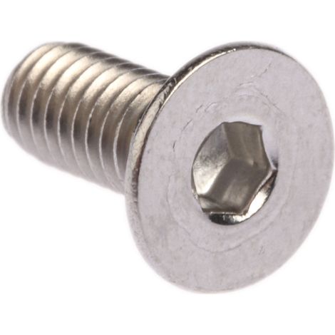 Vis à six pans creux, M4 x 10mm, tête Vis fraisée à tête creuse hexagonale, en Acier Inoxydable ( Prix pour Boîte de 50 ) (1/2)
