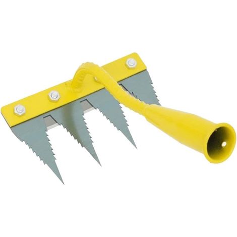 Râteaux de Jardinage Outil de nivellement Robuste Outil d'arrachage pour Jardin, pelouse, Cour, Parterre de Fleurs, Serre, pépinière, verger, Ferme, extérieur (1/5)