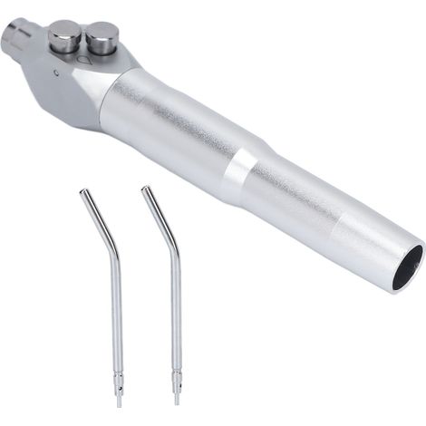 Seringue air/eau 3 voies en alliage d'aluminium avec 2 embouts antirouille pour pulvérisation dentaire (1/5)