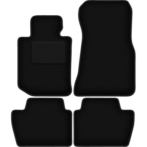 Tappetini auto in velluto nero per: BMW Serie 4 G22 Coupé (2020-2022) (1/5)