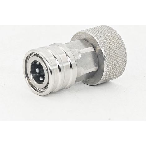 1/4" stainless steel female thread adapter for garden hose, for cleaning machine, 3/4" adapter. (1/4)