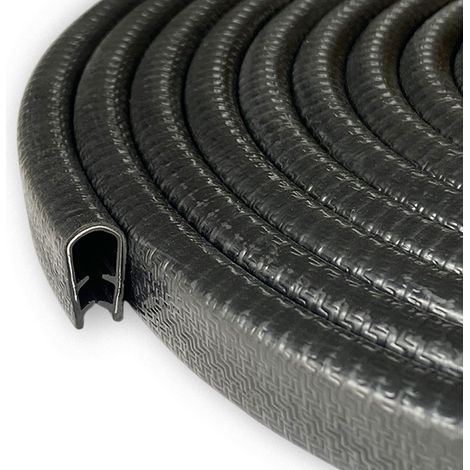 Autotürschutz, Klemmbereich 5–6 mm, U-förmiger Gummi, für die meisten Autos, Blechverarbeitung, Schiffsbau, Handwerk, Haushalt, 5 m (5, 6 mm)