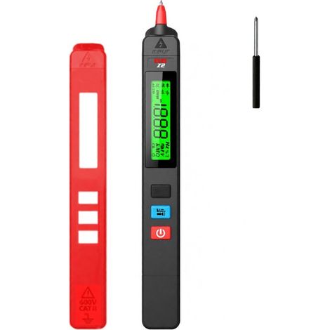 Tester digitale di tensione CA, rilevatore di dispersioni elettriche, stilo di prova senza contatto 0-300 V, test di fili sotto tensione (1/5)