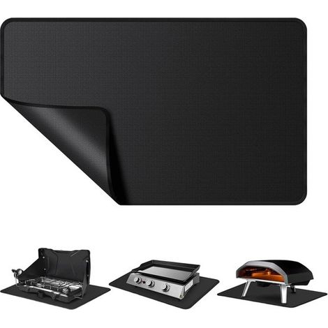 Tappetino ignifugo double-face per barbecue. Copertura protettiva resistente al calore per barbecue e cucina (60 x 40 cm) (1/5)