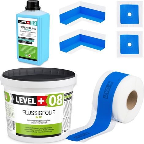 Dichtset für Duschabdichtung Untergrundabdichtung Flüssigfolie Set 302