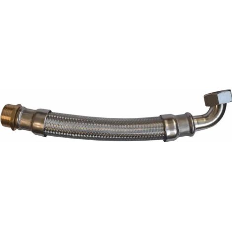 Tuyau Blindé DN25 Inox Coudé, Certifié DVGW