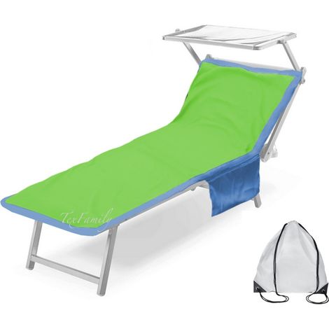 TELO MARE LETTINO TEDDY IN MICROFIBRA CON TASCHE MISURA CM. 80 X 190 VERDE