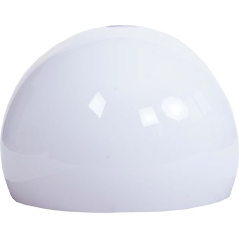 HHG – Abat-jour pour lampe à arc et suspension – Ø 40 cm – Plastique blanc – Montage rapide – Éclairage non éblouissant - HHG-106
