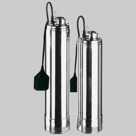 ELETTROPOMPA SOMMERSA MONOBLOCCO 5" INOX IDROGO CON GALLEGGIANTE - M 40/08 A HP 0,8