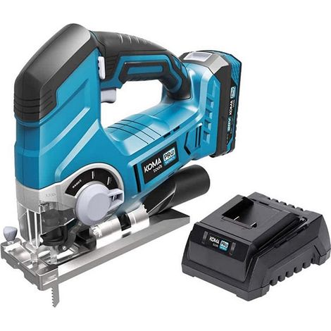 Seghetto alternativo 20V KOMA TOOLS - 23 x 21,5cm - Batteria 2,0Ah - Caricabatterie (1/5)