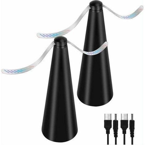BUNTHAUS Lot de 2 ventilateurs anti-mouches – Répulsifs sans produits chimiques – Portable et léger – Pour pique-nique et repas en extérieur – Yoyo (1/5)