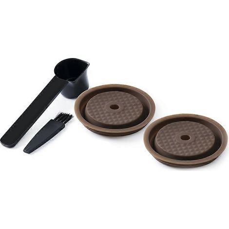Lot de 2 bouchons réutilisables pour capsules Vertuo et Vertuoline, rechargeables (1/5)