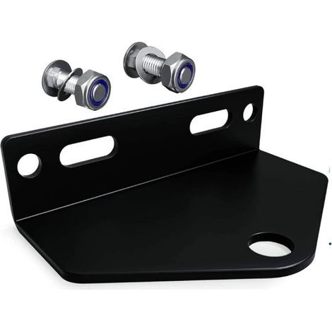 Kugelkopf hitch for lawn tractor – Compatible with 5-3" and 5" bolt center distances – Mounting hardware included – 12.7 cm – Black (1/5)