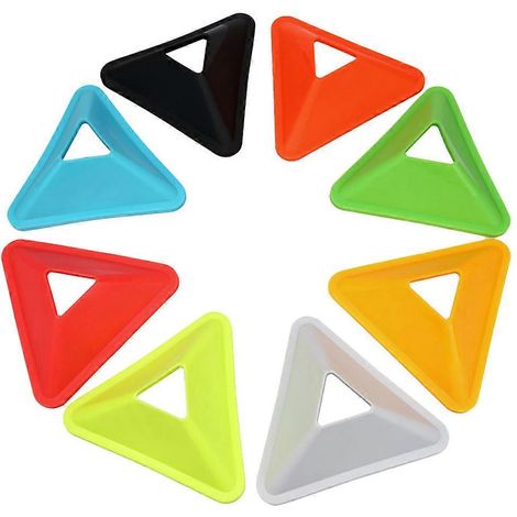 Cônes d'entraînement de football multifonctionnels, ensemble portable et durable de 40 pièces (1/5)