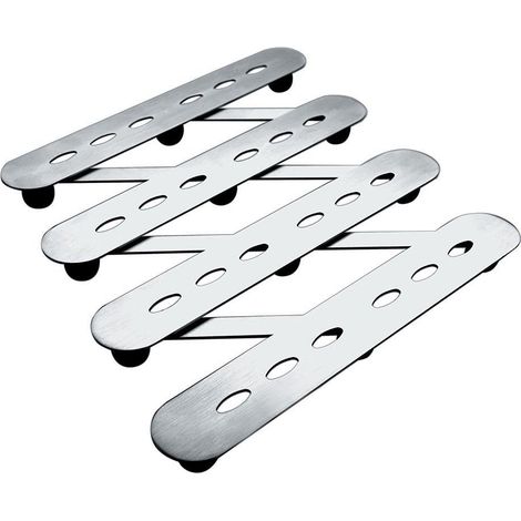 Ibili Ausziehbare Untersetzer Silber 45 x 20 cm