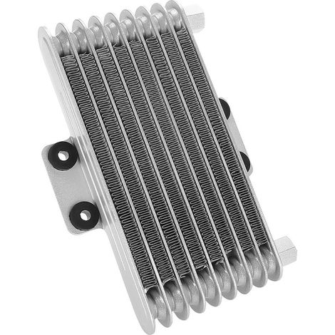 Radiateur aluminium refroidisseur huile 125ml moto 125CC-250CC ATV argent performance (1/5)