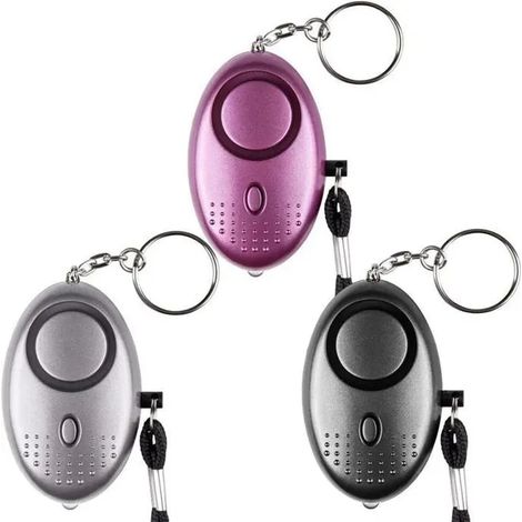 Alarme personnelle 130 dB - Lampe torche LED intégrée - Alerte sonore - Sans fil (1/5)