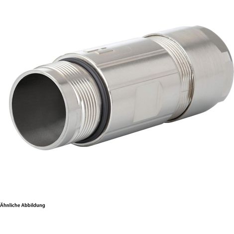 7560500000 HUMMEL M23 Puissance Connecteurs de couplage droit Plage de serrage 7,0 mm - 12,0 mm Couleur argenté - 1 Stück (1/2)