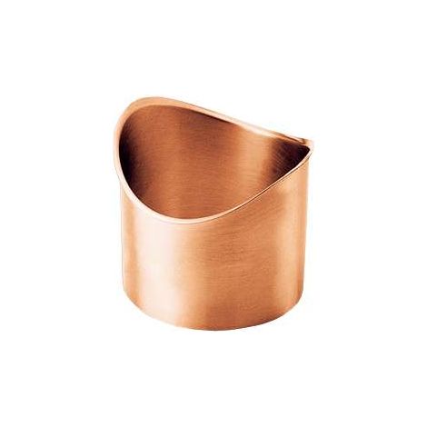 Grömo Kupfer-Lötstutzen für halbrunde Rinne, 333/100mm 60616