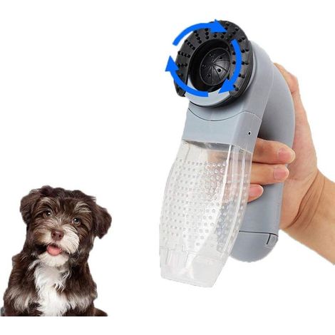 Brosse anti-poils et carde pour chien--Épilateur électrique pour Animaux de Compagnie Chat Chien dissolvant de Fourrure pour Animaux de Compagnie Outil de Perte de Cheveux pour Animaux de Compagnie Po (1/5)