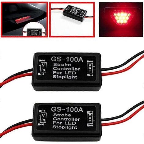 Contrôleur de clignotement de feu stop à LED pour voiture GS-100A-- (1/5)