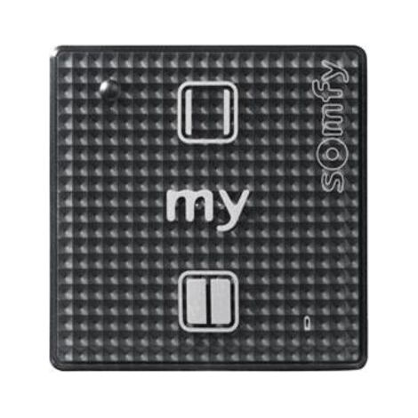 Comando a Parete Sfioramento SOMFY SMOOVE 1 O/C RTS - BLACK SHINE 1811009 1 Canale Nero