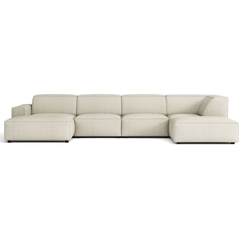 Selsey Sellmo - Canapé d'angle - 366 cm - droite - Chenille Crème (1/5)