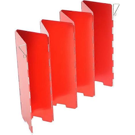Pare-brise pour réchaud de camping, pare-brise pliable pour réchaud à 8 plaques, pare-brise pour camping en extérieur, pare-brise pour réchaud à gaz (1/5)