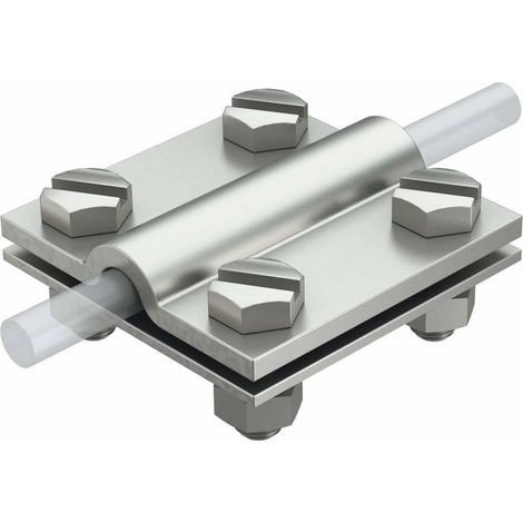 OBO Bettermann Connecteur en croix 8-10mm inox, inoxydable A4 1.4571, 5312656 (1/2)