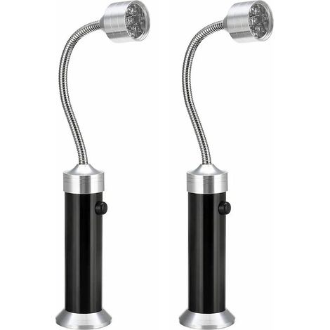 Stück 9 LEDs Grillleuchte mit Magnetfuß, Werkzeuglampe mit Kunststoffetui, Taschenlampe, Nachtlicht