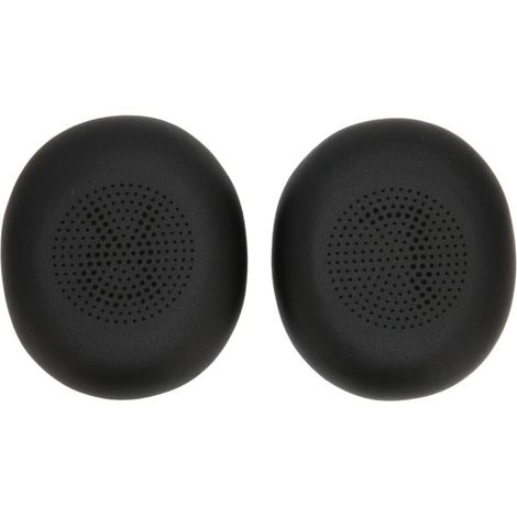 UlisemCoussinets d'oreille professionnels en cuir protéiné pour casque Jabra ELITE 45h Evolve2 65 MS UC Noir (1/4)