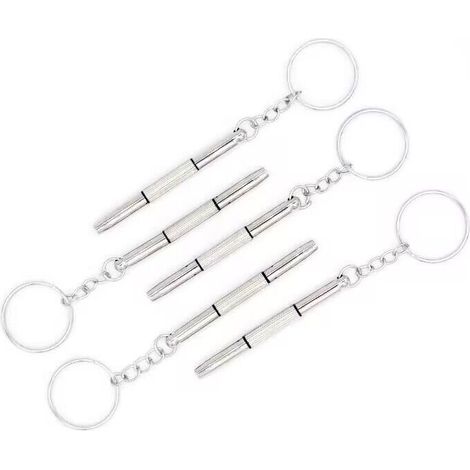 Ensemble de 5 tournevis pour lunettes, kit d'outils de réparation de lunettes multifonctionnel 3 en 1, ensemble de mini tournevis pour lunettes (1/4)