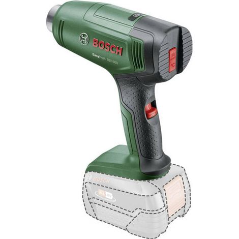 Bosch Home and Garden 06032A8000 EasyHeat 18V-500 Soffiatore ad aria calda a batteria