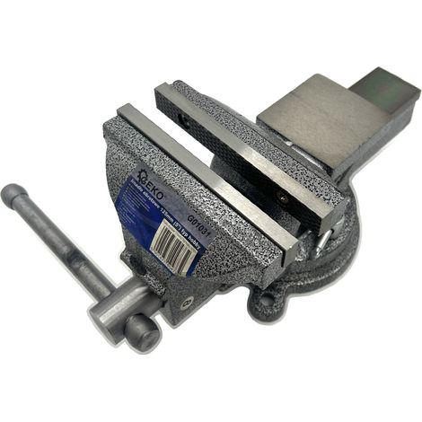 Schraubstock 125mm mit Amboss, 360° Drehbar
