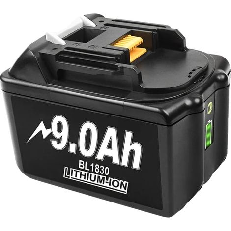 Batterie compatible avec Makita, capacité de 6Ah (1/2)