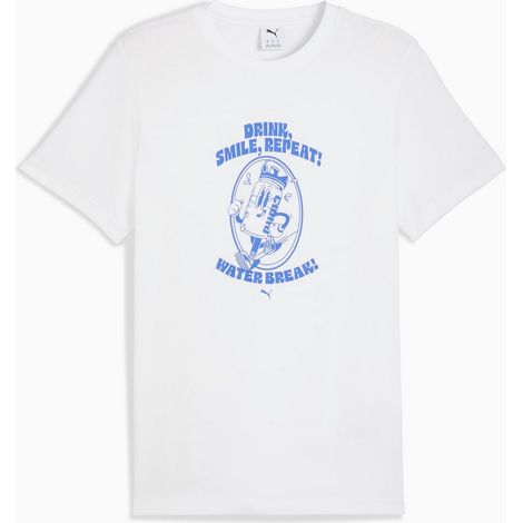 T-shirt da uomo Puma Graphic Water bianca 63211302 r L (1/3)