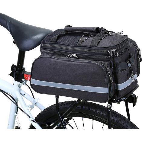 Wasserdichte Fahrradtasche, Gepäckträgertasche für Radfahren, Mountainbiken, Sport und Reisen mit Regenschutz