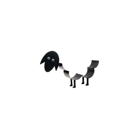 Mezheng – Soporte de papel higiénico de metal negro – Almacenamiento decorativo con forma de oveja – Capacidad para 7 rollos – Patas de goma antideslizantes – Crezuo