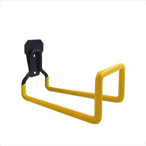 Support de tuyau mural, crochet de rangement de garage, crochet de rangement de garage noir et jaune (accessoires inclus) (1/3)