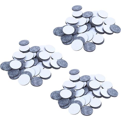 150 pièces rond Shaped Table fauteuil Furniture Leg Felt Mat Coussinet Gray (1/5)