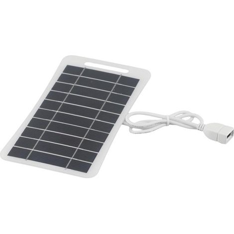 2W 5V Solarpanel-Ladegerät mit USB-Ausgang für Mobiltelefone im Außenbereich, Solar-Gartenbeleuchtung und kleine Gleichstrombatterien (1/5)