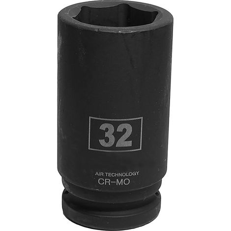 Douille pour clé à choc Hexagonal, 32.0mm Carré 3/4" ( Prix pour 1 )
